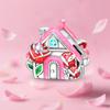 New Charms Copper Romantic Roses House Pendants Charms Fit Original Charms Bracelets Beads Diy Jewerlry Accessories