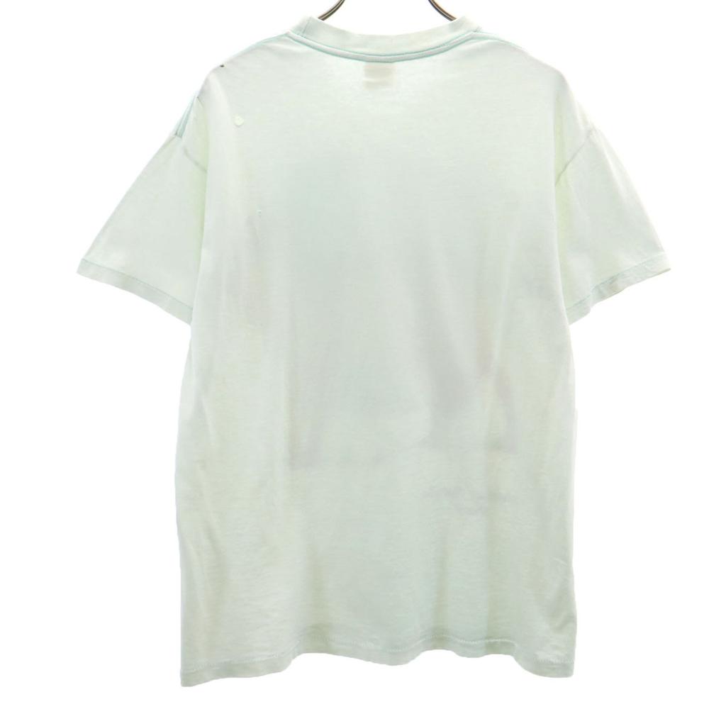 HABITAT 90s Made In USA Old Wolf Short Sleeve T-shirt Men's Used