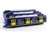 Kaiwei Alloy Subway Train Model with Sound & Light, Magnetic Force, Connect Rod, Pull-back/Remote Control