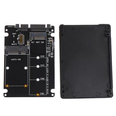 Ngff zu SATA 3 HDD Gehäuse Msata SSD Adapter M.2 SATA Protokoll Adapter Board