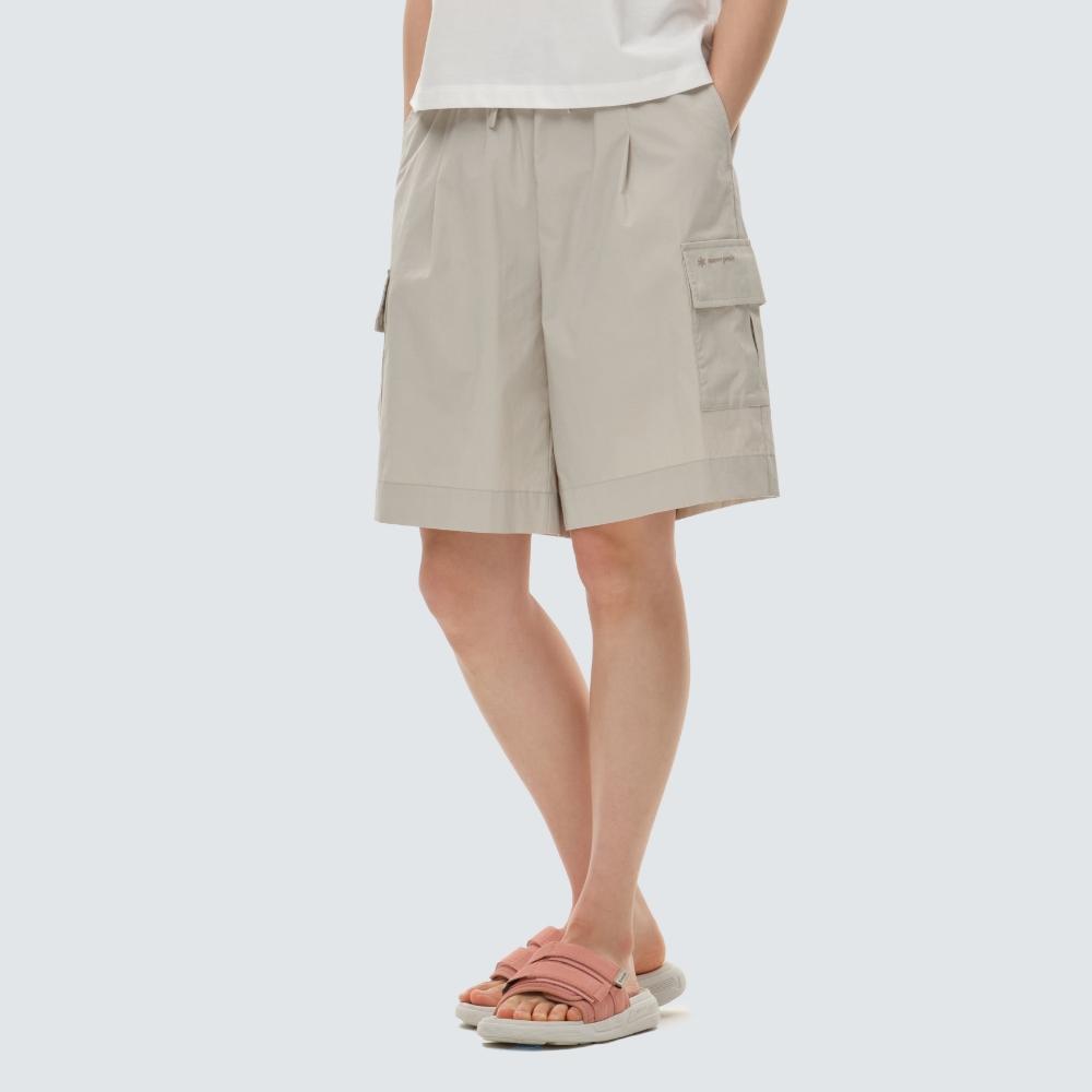 [Snowpeak] Cland Women s Woven Cargo Shorts Light Beige (S24MWDHP11) 70