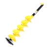 Auger Bit Impact Resistant 6 Inch Rotation Diameter Ice Auger Drill Bit for 1/2in Drill Collet