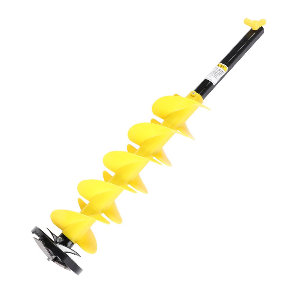 Auger Bit Impact Resistant 6 Inch Rotation Diameter Ice Auger Drill Bit for 1/2in Drill Collet
