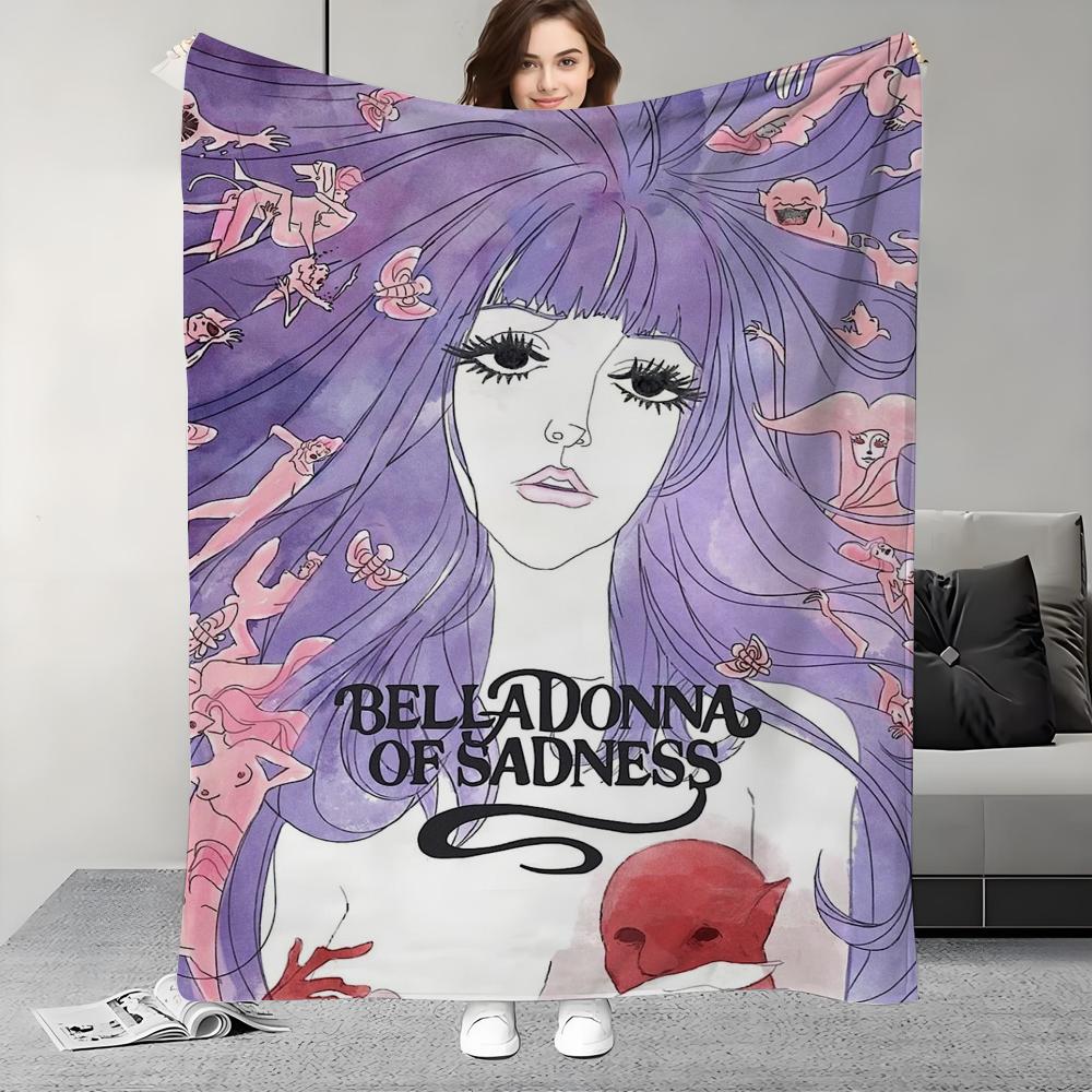Movie Belladonna of Sadness Blanket Design Lightweight  For Dorms, Naps, Living Room, Office,Sofa,All Season