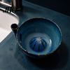 Jam Bowl Ceramic Fruit Cleaner Berry with Drainage Holes Rinse Rinsing Rustic Style Wash Basket for Kitchen Countertop