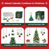 Advent Calendar 2024 Christmas Tree Building Toy Set with LED Light Christmas Countdown Calendar Kids Adult Creative Gifts