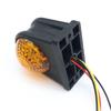 2PCS 24V Truck Trailer Lights LED Side Marker Position Lamp Lorry Tractor Clearance Lamps Parking Light Red White Amber