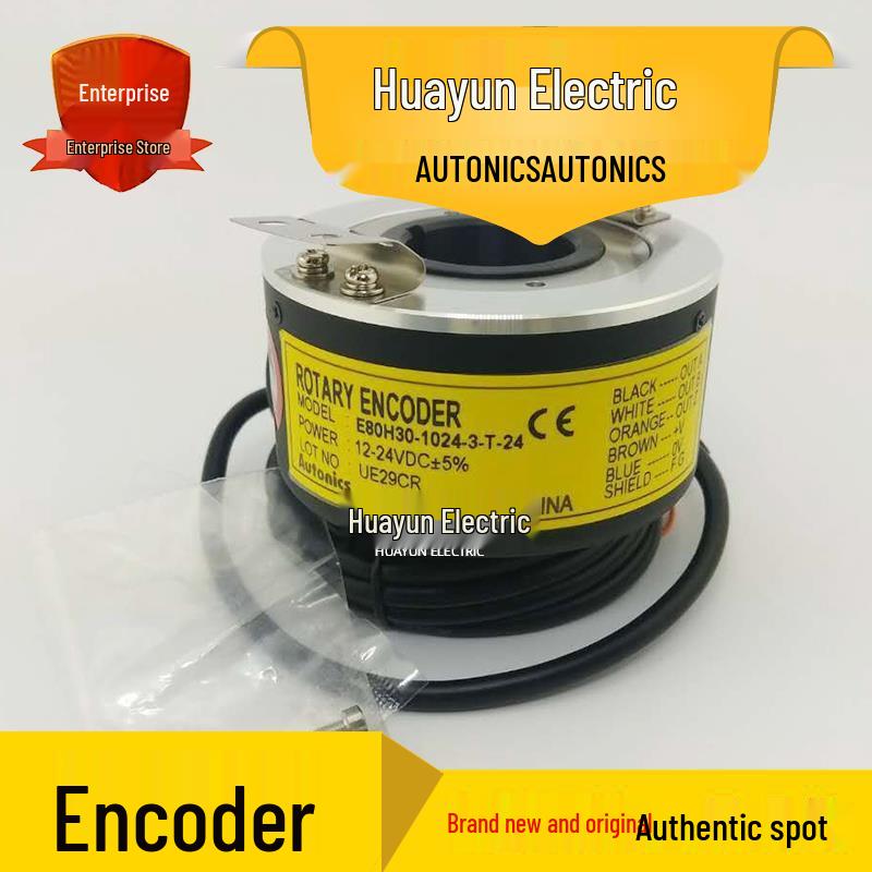Autonics E80H30-1024-3-T-24 Hollow Shaft Encoder E80H30-1024-3-T-24