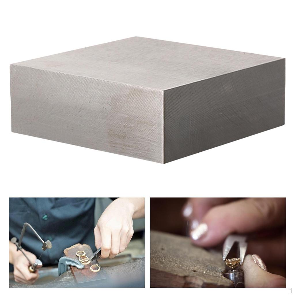 Bench Block Flat Sturdy Your Work Surface Stamping Tool Square
