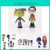 5-piece Teen Titans Pvc Figurine Set Robin And Nightwing Desktop Decoration