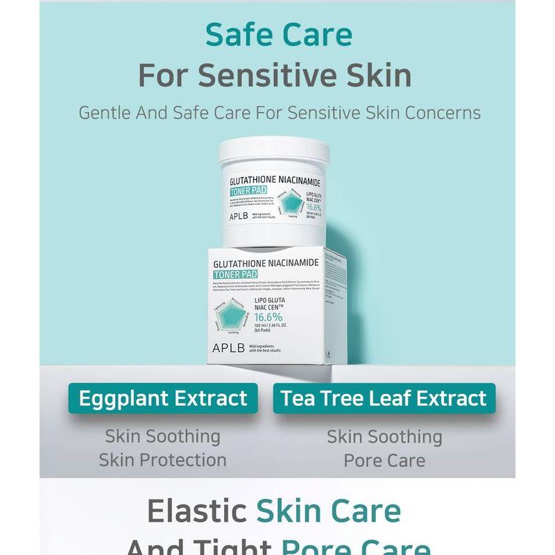 APLB Glutathione Niacinamide Toner Pad