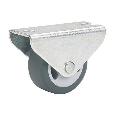 Roulette de meuble - DÖNER HELMER - 791340 - Fixe - TPE - 50mm - Gris
