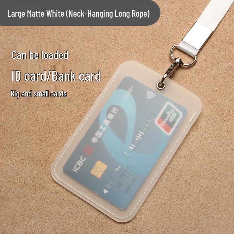 Transparenter tropfenförmiger Ausweishalter & Aufzugskartenhülle