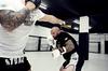 StormCloud Boxing Pro Genuine Leather Boxing Gloves White/Gold 16oz
