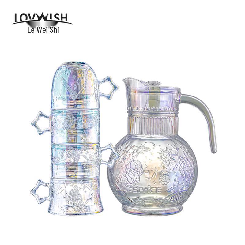 LOVWISH Starry Sky Pot & Cup 5-Piece Set