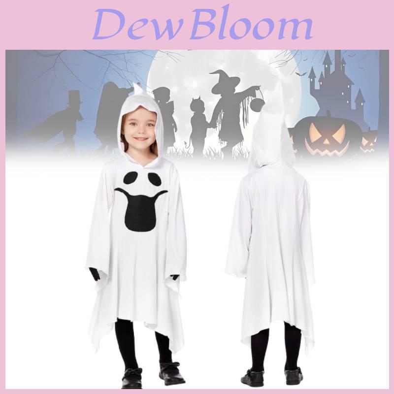 Disfraz de Cosplay de Fantasma Blanco Para Niños Con Guantes Elegantes Perfecto Para las Festividades de Halloween