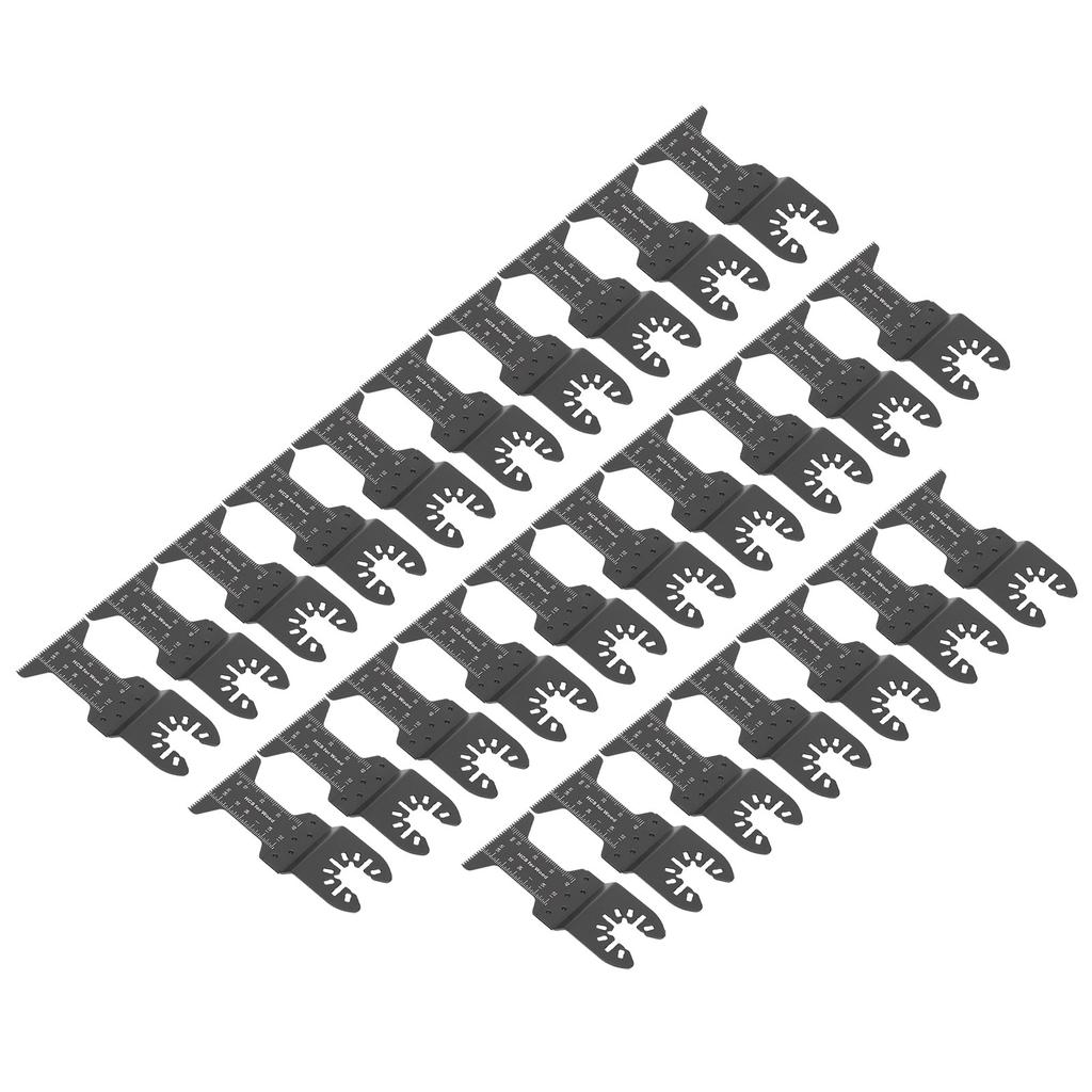27 Stück 44mm oszillierende Sägeblätter Kohlenstoffstahl gerade Klingen zum Schneiden Polieren