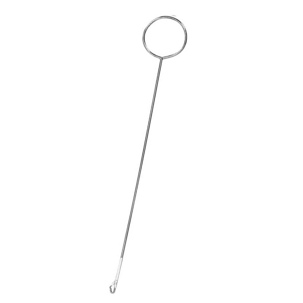 Long Hook Needle Threader For Elastic Bands Easy Quick Insert Metal Threader Sewing Threading Tool For Clothing Handbag