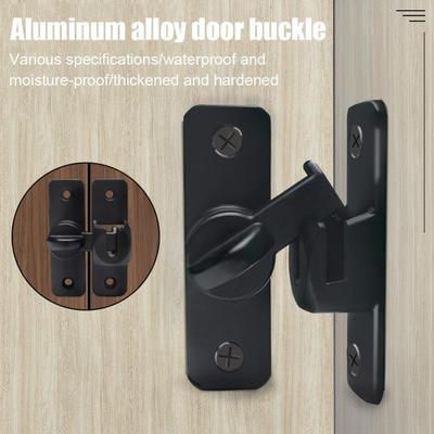 Boucles de Porte Antivol en Alliage d'Aluminium Quincaillerie Verrou Boulon de Sécurité Loquet Créatif à Bascule Verrou Porte