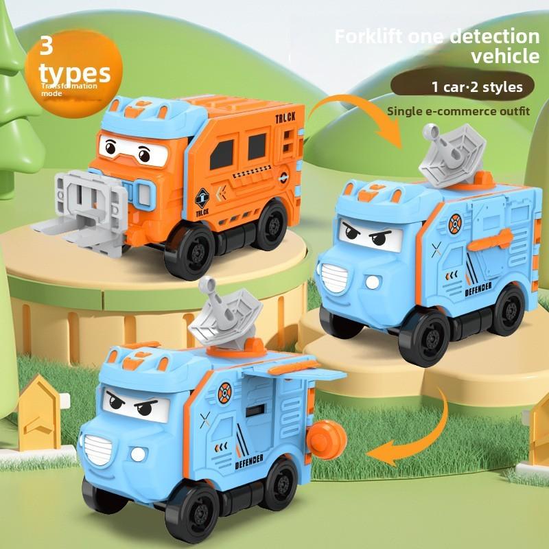 Engineering Vehicle Toy With Reversal And Inertia For Kids Playing And Development