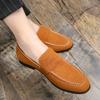 Fashion Men Leather Casual Shoes Spring Men Flats Loafers Slip On Male Oxfords Office Dress Shoes Moccasins Male Driving Shoe
