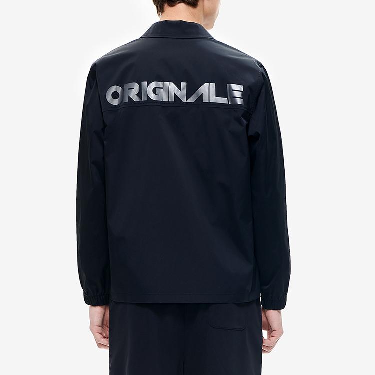 Fila Letter Logo Sports Casual Jacket Men Outerwear Black F11M229402F-BK