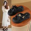 Two Strips Sling Back Women's Slippers Big Size Sports Shoes Mule Sandals Sneakers Resell Runners Teniss Bity Buy