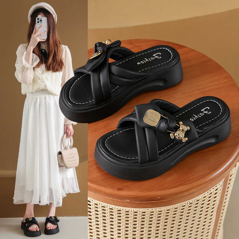 Two Strips Sling Back Women's Slippers Big Size Sports Shoes Mule Sandals Sneakers Resell Runners Teniss Bity Buy