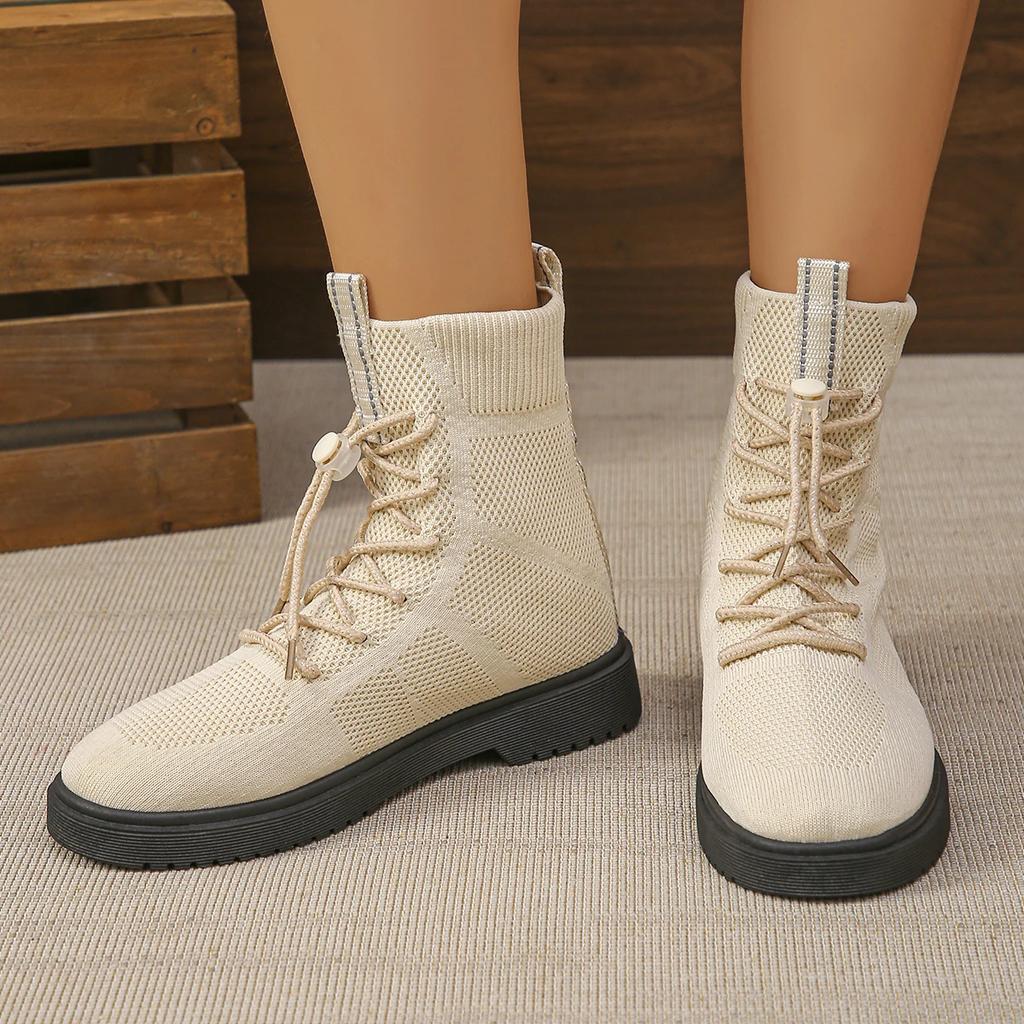 Fashion Women Boots Winter Autumn 2024 New Chunky Ankle Boots Women Fashion Outdoor Anti-slip Comfortable Shoes for Women Botas De Mujer