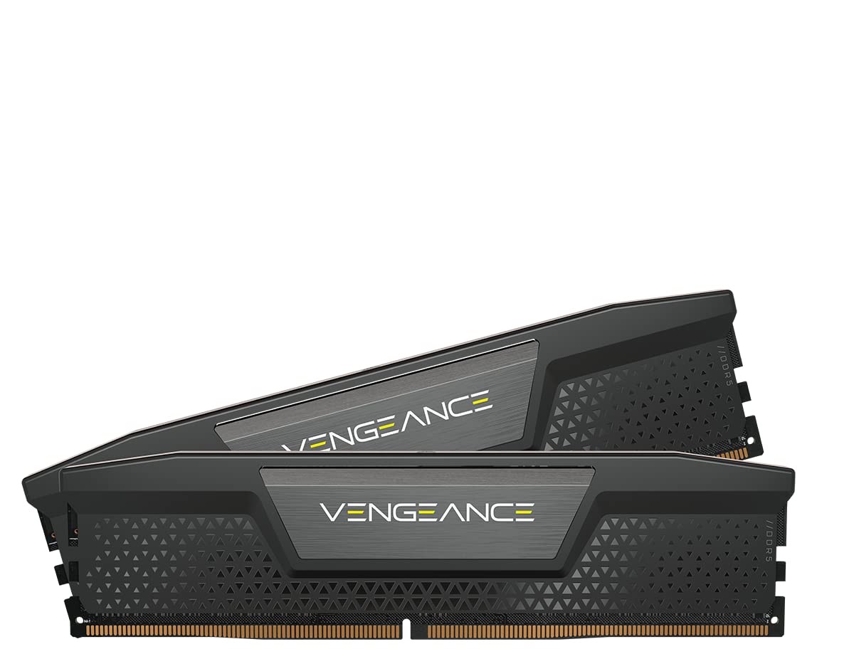 

CORSAIR Desktop PC Memory VENGEANCE DDR5 Series 32GB x CMK32GX5M2A4800C40 DDR5-4800MHz (PC5-38400) [16GB 2] чорний