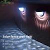 LED Solar Fence Lights Outdoor IP65 Waterproof Wall Lights Corrugated Lights for Fence Terrace Garden Path Decorative Lights