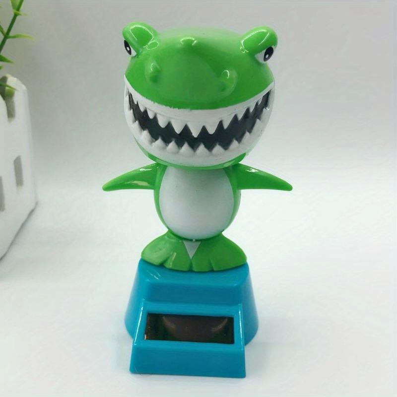 Car Acssories Solar Energy Acssories Shake Head Doll Funny Shark Shape Acssories Gift Creative Interior Car Acssories