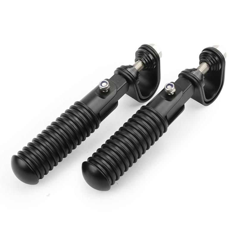 Foot Pegs for 1''-1.2" Crash Bar Foldable Footpegs Universal Footrest Mount