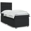 VidaXL Slat Bed Base with Mattress Black 90x190 Cm Faux Leather 3293000
