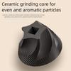 Ceramic Grinding Core Coffee Bean Grinder Clear Bin Detachable Hand-Cranked Coffee Mill 35-Gears Adjustable Effort Saving