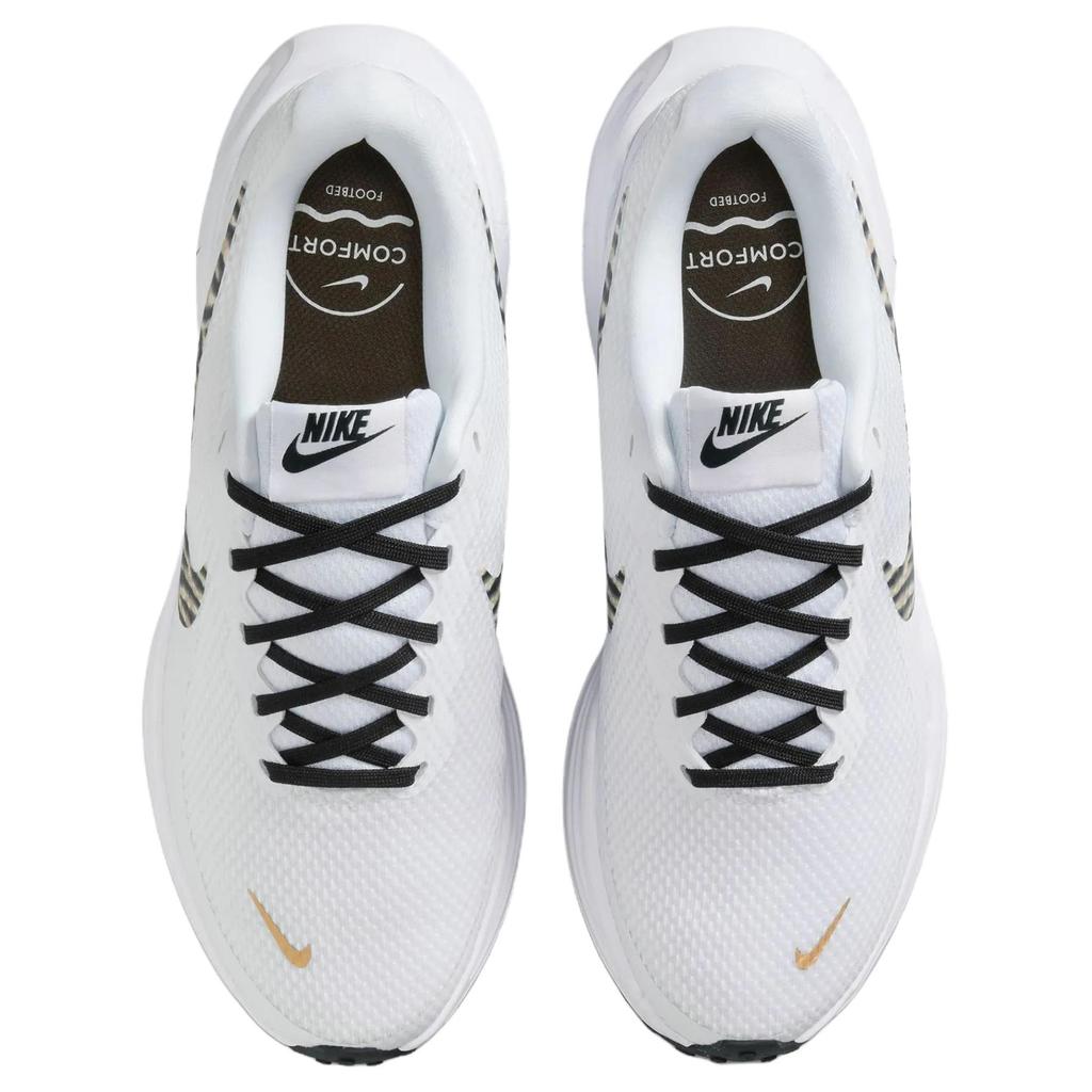 Nike Revolution 8 White Metallic Gold Women Sneakers Coconut-Milk Black IQ0375-126