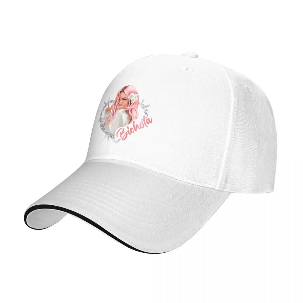 Bichota Karol G Baseball Caps Hip Hop Hip Hop Reggaeton Music Sandwich Cap Unisex Breathable Sun Hat Fishing