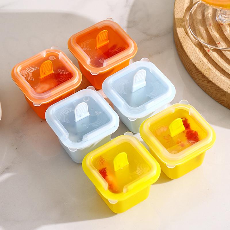 6/3/1 Stück Quadratische Eiswürfelform Weiches Silikon Eisblockformen Deckelform Zuhause Sommer DIY Eiscreme Eis am Stiel Maker Eiswürfelboxformen