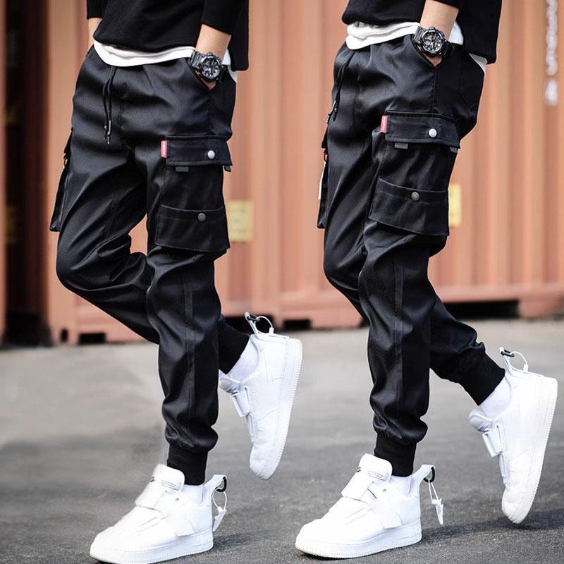 

Solid Color Pants, Multi Flap Pocket Men s Cargo Pants, Loose Casual Outdoor Pants, Men s Work Pants Oversized XXXXXL чорний