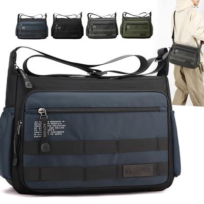 Pánska ľahká taška Oxford s veľkou kapacitou, odolná proti opotrebovaniu, taška cez rameno/crossbody