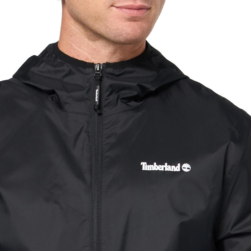 Timberland Waterproof Logo Long Sleeve Hooded Jacket Unisex Jackets A6KY1-001