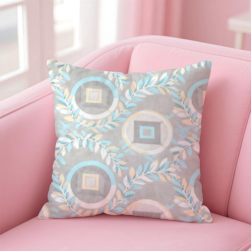 

Casual European Fashion Brand EEsprit Cushion Cover Pillow Case Soft Skin Friendly Fabric Concealed Zipper 30X30cm