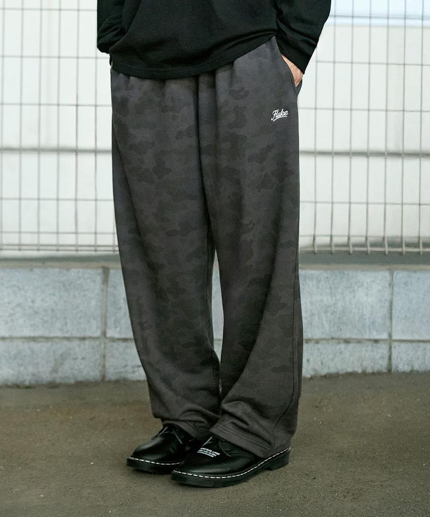 Peullukeu Urban Core Crew Camo Signature Logo Sweatpants Black Ftp208-Z