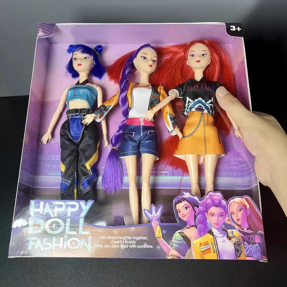 11,5 Zoll Kpop Dämonenjäger Actionfigur Puppe Rumi Mira Zoey Sussy Schöne Prinzessin Baby Mädchen Herz Dekorative Puppe Geschenke