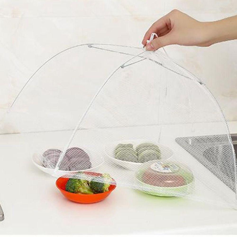 Pop-Up Food Cover Umbrella Large and Tall Picnic Protect Dish Cover Food Mesh Cover Outdoors