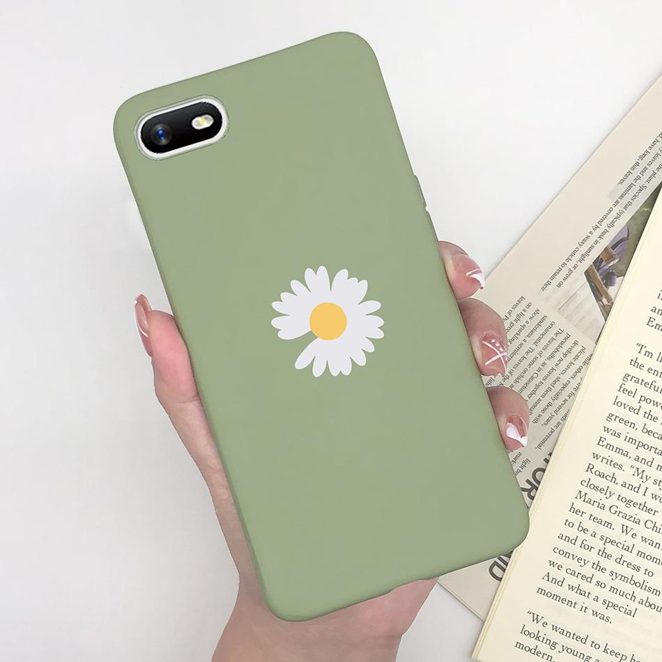 For OPPO A1K Phone Case Daisy Flower Heart Cover Silicone Soft Coque For oppo a1k RMX1941 A1K A1 k Oppo Realme C2 RealmeC2 Funda