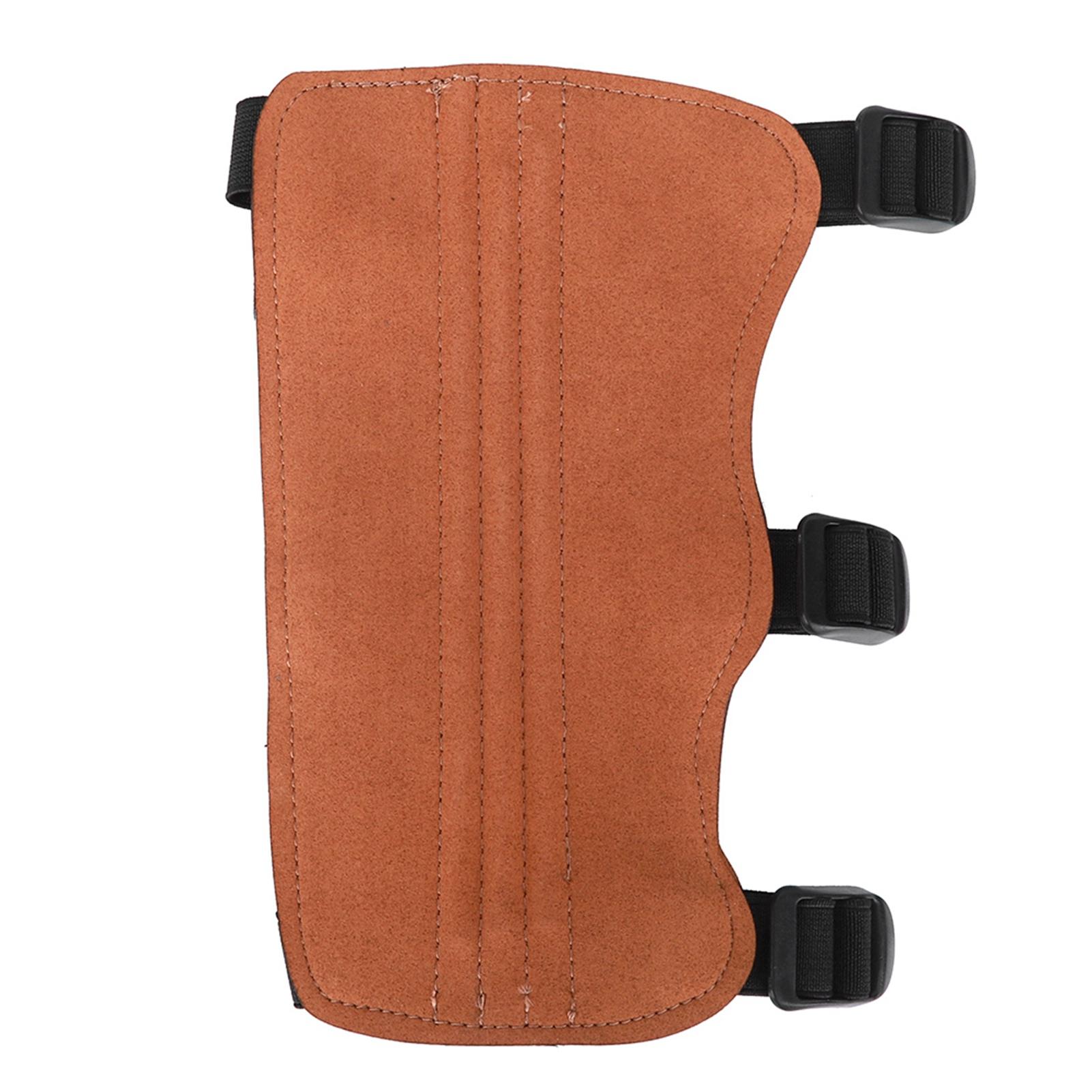 

Three Belts Archery Protective Gear Traditional Hunting Recurve Bow Shooting Microfibre Arm Guard