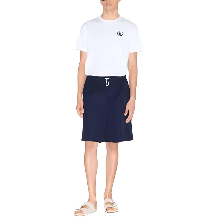 GUCCI Drawstring Poplin Shorts 814619-ZAJP1-4294