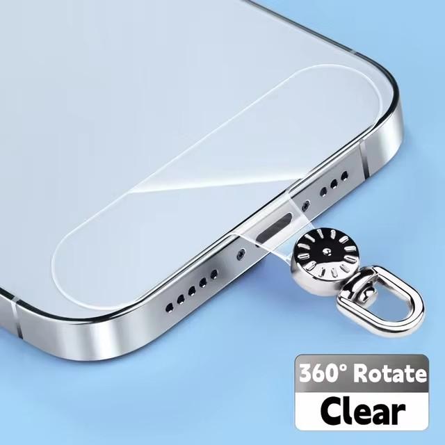 Neutral Phone Lanyard Tether Tab 360 Degree Rotatable Soft Tpu Mobile Phone Gaskets Replacement Phone Case Patrs Hanging Clips