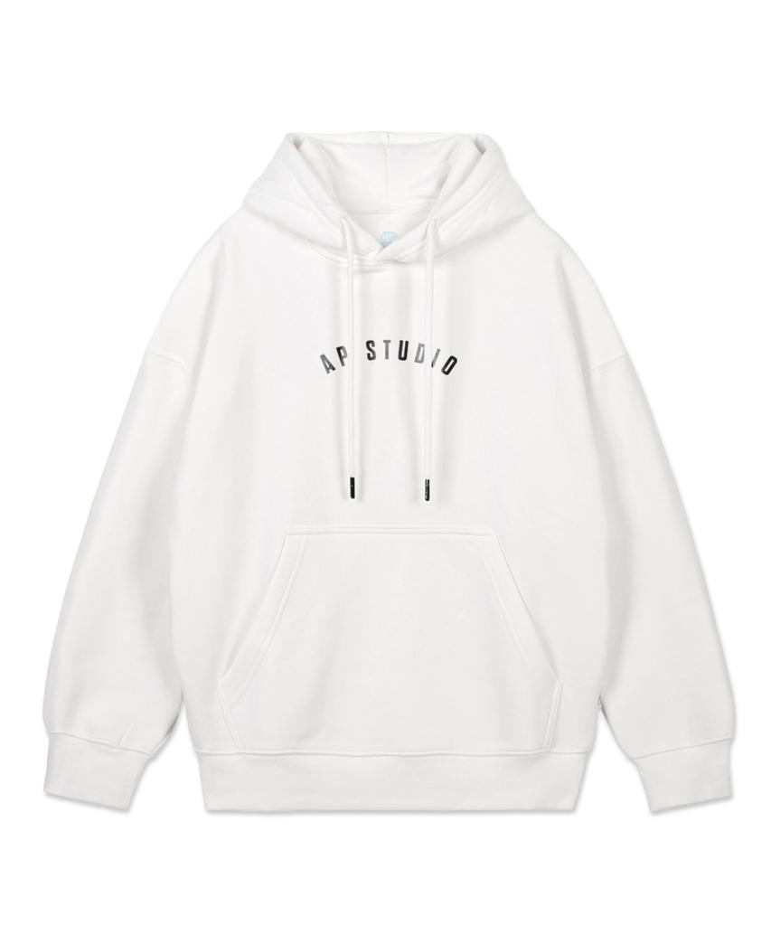 Padma Oversized Wide Shoulder Hoodie_White